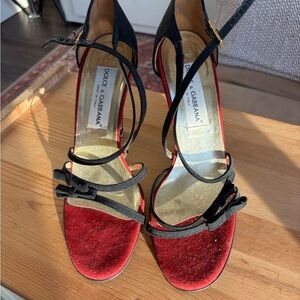 Dolce & Gabbana 2015 Runway Vintage Leather Sandal